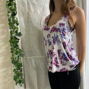 Floral tank top